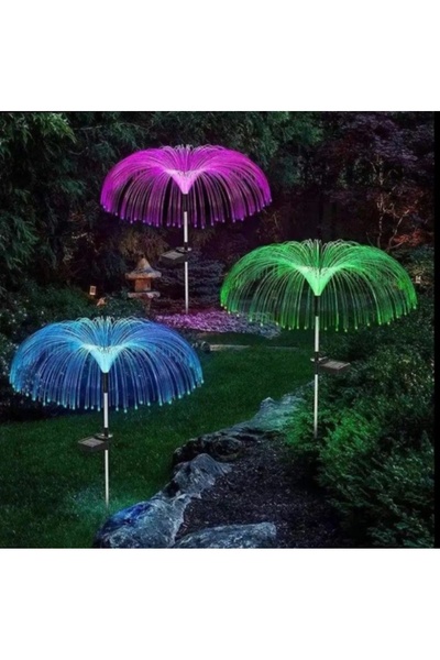 OEM Lampă solară tip palmier RGB, 2 bucăți/set