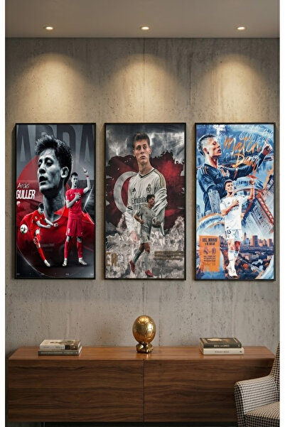 Hr Production Arda Güler 3 Adet 21x30 Poster Hemde Forma Anahtarlık Hediyeli(...