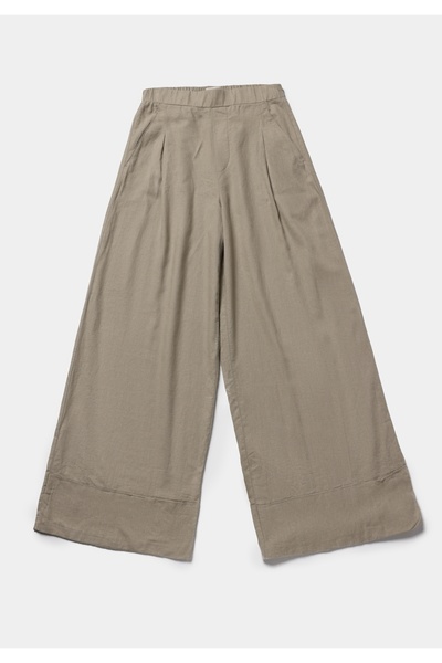 Colin's Жіночі зелені штани з прямим кроєм, високою талією та широкими штанинами