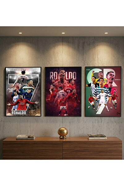 Hr Production Chrstiano Ronaldo 3 Adet 21x30 Poster Hemde Forma Anahtarlık He...
