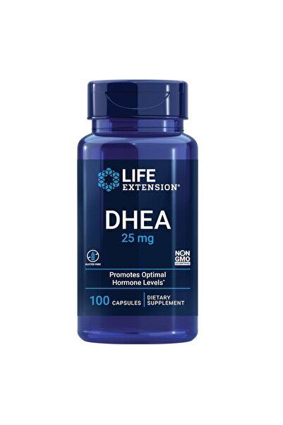 Life Extension ,DHEA 25 mg – Gluten-Free 100 Capsules