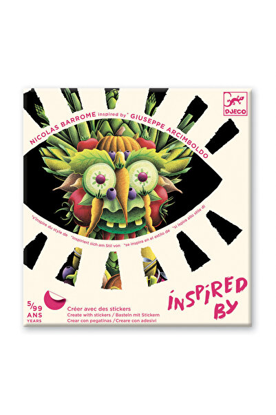 djeco Atelier de colaje inspirat de maniérismul lui Arcimboldo