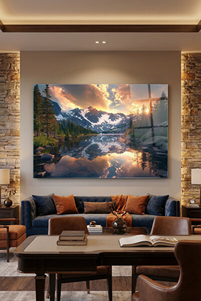 Ahsen resim çerçeve Tablou din sticlă rezistentă la spargere 5mm (grosime) - ...