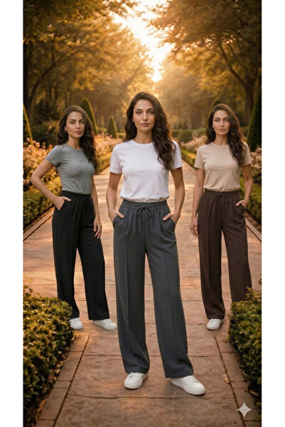 LY LEYO TEKSTİL SET DE PANTALONI DIN 3 PIESE