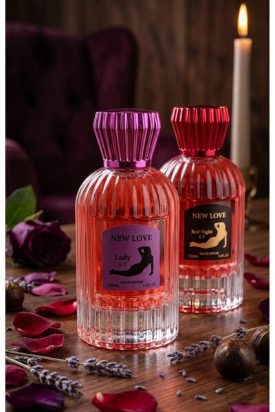 New Love مجموعة عطرين رومانسية ليلية للنساء 100 مل