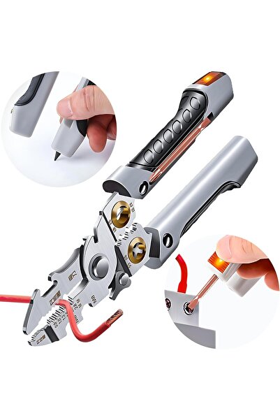 Arabest 21-in-1 Wire Stripper Tool, Multi-Function Electrical Pliers for Cutt...
