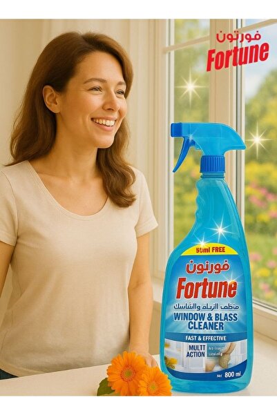 Fortune Window cleaner spray & Glass Cleaner Liquid spray for Home & Car 3 x 800ml offer combo pack