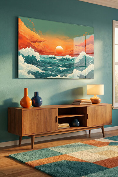 Ahsen resim çerçeve Tablou din sticlă rezistentă la spargere 5mm (grosime) - ...