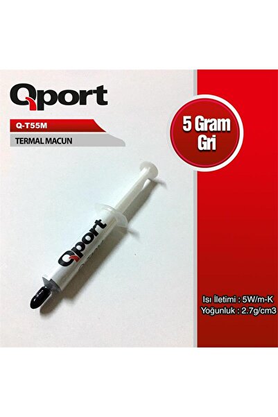 ELİZ BERRA MODA Qport Qt55M 5 Gram 5W/Mk 2.7/cm3 Thermal Paste
