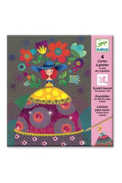 djeco Joc creativ de răzuire cu fete frumoase