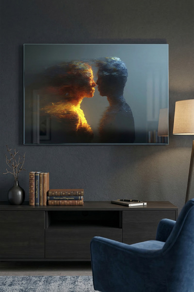 Ahsen resim çerçeve Tablou din sticlă rezistentă la spargere 5mm (grosime) - ...