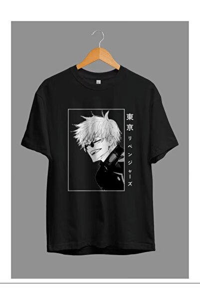 AN Trend Moda Tricou cu imprimeu cu personajul anime Goku
