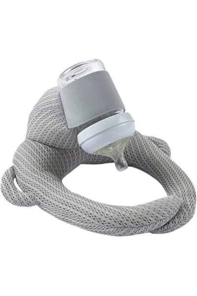 Arabest وسادة رضاعة متطورة مصممة هندسيًا، وسادة دعم لطيفة للحوامل مع غطاء رمادي