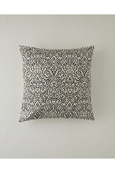 English Home Mirena Kırlent Kılıfı 45x45 cm Siyah - Beyaz