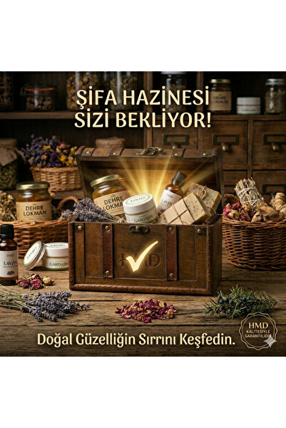 HMD BİTKİSEL KOZMETİK Gizemli Şifa Kutusu-%100 Doğal Ürünler(Minimum 500 tl Değerinde)Süpriz Karışım Set