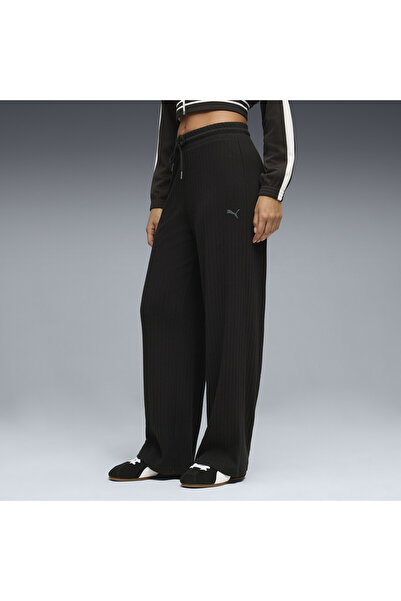 Puma HER Ψηλόμεσο Παντελόνι με Φαρδιά Μπατζάκια