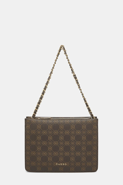 Vakko KAHVE MONOGRAM ÇANTA