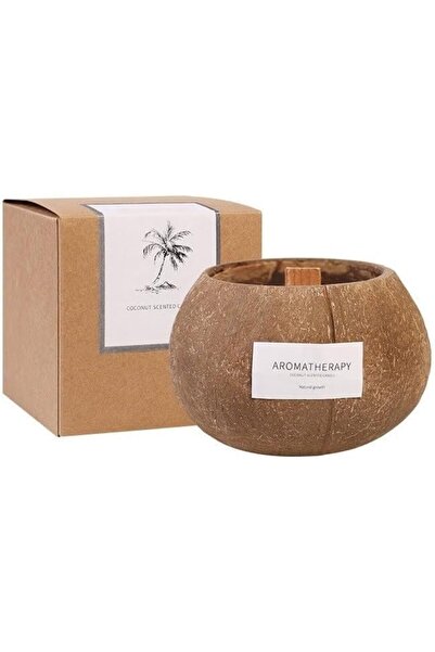 Arabest شمعة معطرة بقشر جوز الهند برائحة الكمثرى الإنجليزية والفريزيا للاسترخ...