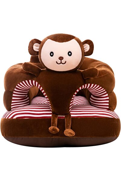 Arabest مقعد داعم للأطفال، كرسي قطيفة بتصميم كرتوني مع حماية للظهر للجلوس بوض...