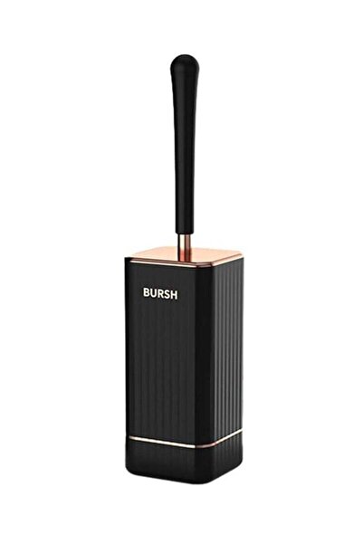 Arabest Silicone Toilet Brush and Holder Set, Ergonomic Long Handle Bathroom ...