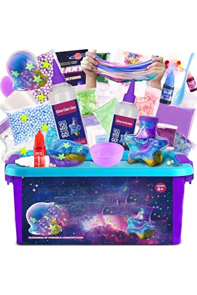 Arabest 29-Piece DIY Cake Ice Cream Dessert Theme Slime Kit for Kids Party Fa...