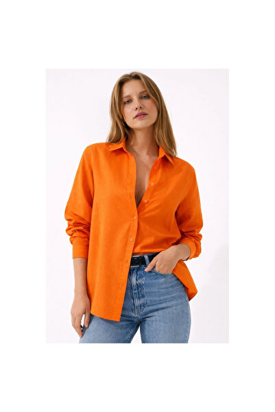 Narnuga Women's Long Sleeve Shirt with Buttons, Classic Collar, Suitable for ...