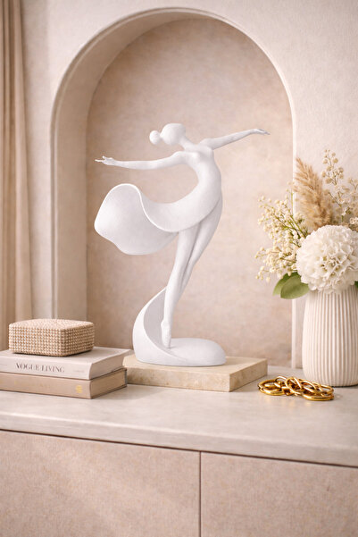 Arvella Studio Modern Balerin Biblo – 6 Renk Seçeneği | Dekoratif Heykel, Min...
