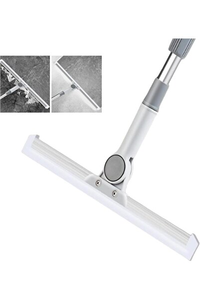 Arabest ممسحة أرضية من السيليكون مع مقبض تلسكوبي، 180 درجة °   رأس دوار، متعد...