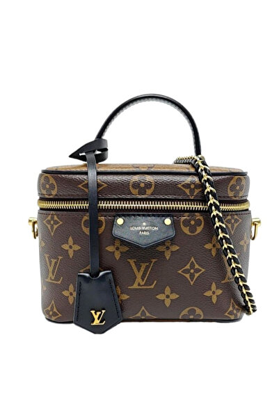 LOUISIFS حقيبة مستحضرات تجميل / حقيبة كتف / حقيبة كروس بودي من القماش المطلي ...