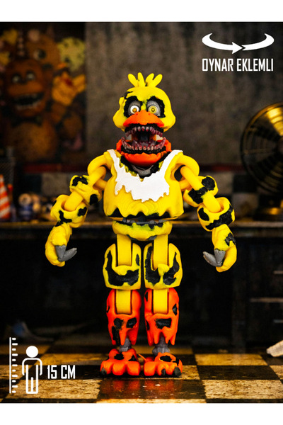 Suelo Butik FNAF Nightmare Chicha Eklemleri Hareketli Five Nights at Freddy's...