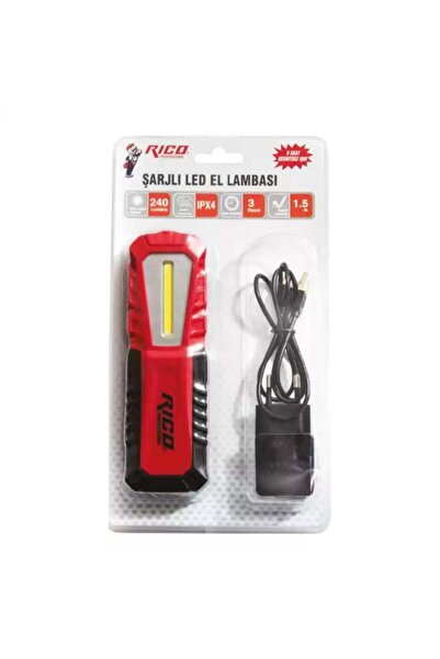 Rico 013-RC0037 Şarjlı Mıknatıslı Led Lamba 240 Lümen