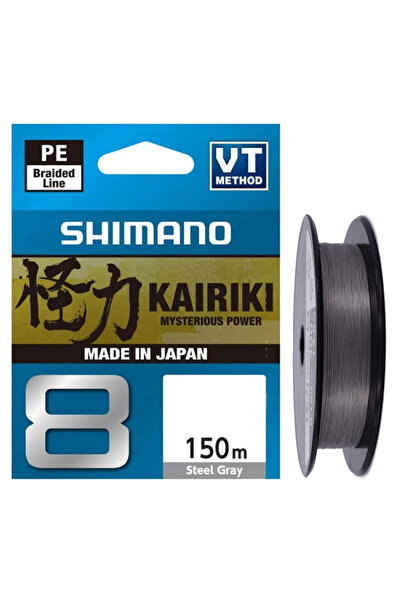 Shimano Kairiki 4X 300m Steel Gray İp - Örgü Misina 0.31,5 mm - 29.9 kg