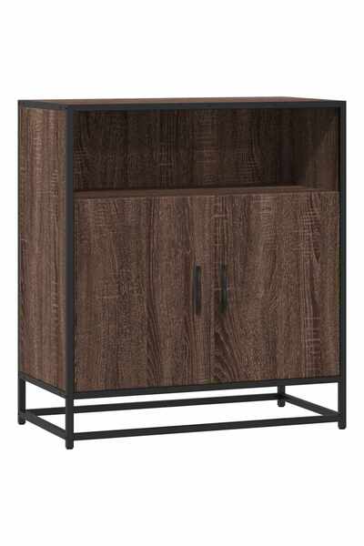 vidaxl Bufetă Stejar maro 68x35x76 cm Lemn prelucrat