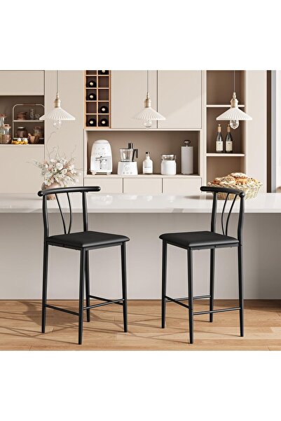 Garvee Comfortable High Seats - Dining Chairs with Backrest and Footrest, 25 ...