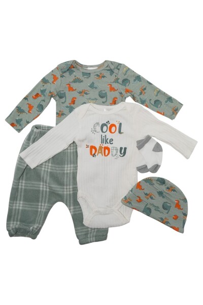 Bambimici -Printed Long Sleeve Set, 03M to 12M