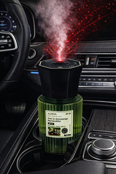 auhma AF-07 Araç İçi Hava Nemlendirici Ve Koku Makinesi Ebony Esansı – 120ml Aromaterapi Difüzör Ara