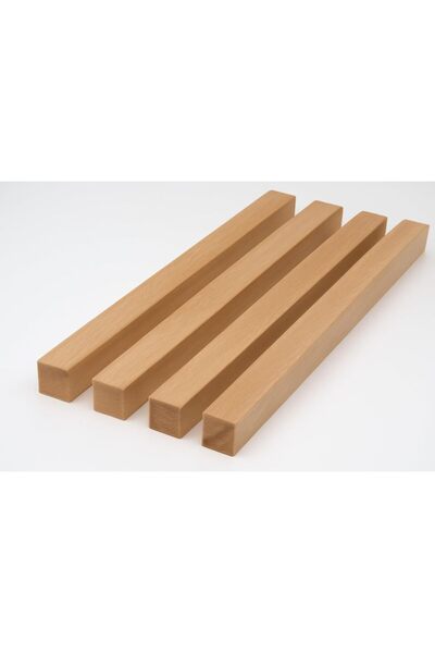 Generic WINGS - Pack of 4 Square Hard Wooden Sticks, 40mmx40mmx750mm finished...