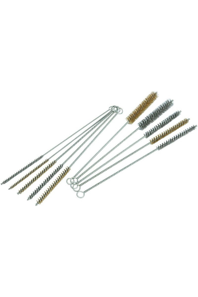 BAUWELT 25mm wire handle brass brush 1 piece