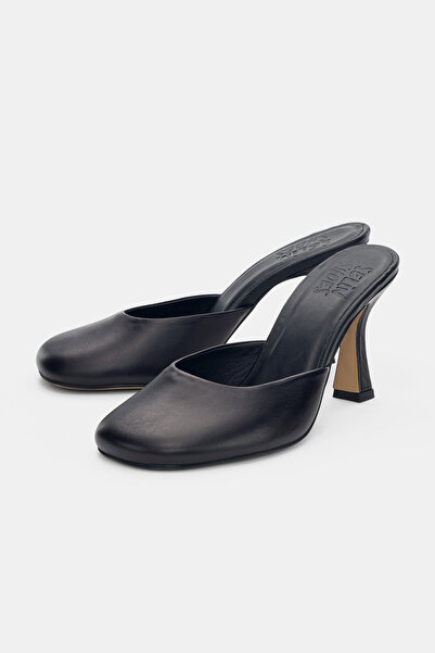 selin shoes Γυναικείες παντόφλες Velmira από γνήσιο δέρμα με κλειστό τακούνι ...