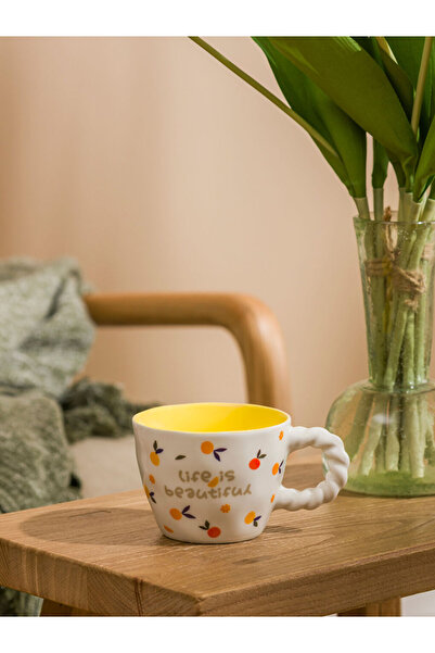 LC Waikiki Rmz Gi̇yi̇m Farkiyla Printed Porcelain Mug 270 ml