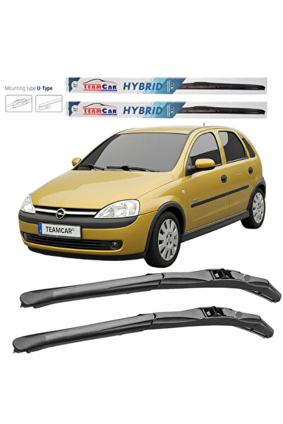 TEAMCAR Opel Corsa C 5-door (2000–2009) Wiper Blades TeamCar® – Hybrid | Fron...