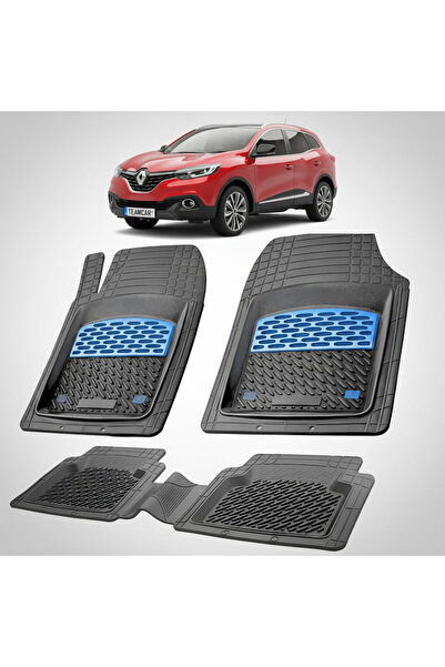 TEAMCAR Πατάκια δαπέδου συμβατά με Renault Kadjar 1 SUV 2015-2018 |   Μπλε