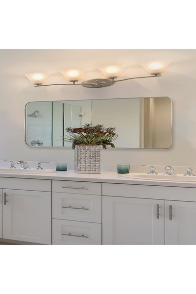 Golivn مرآة بابية، مرآة كاملة الطول مثبتة على الحائط، فوق الباب، مرآة كاملة ا...