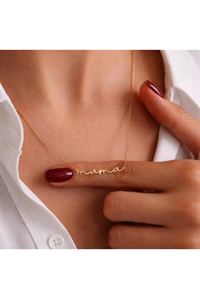 sirius jewelry 925 Gümüş | El Yazısı Mama ( Anne ) Kolye