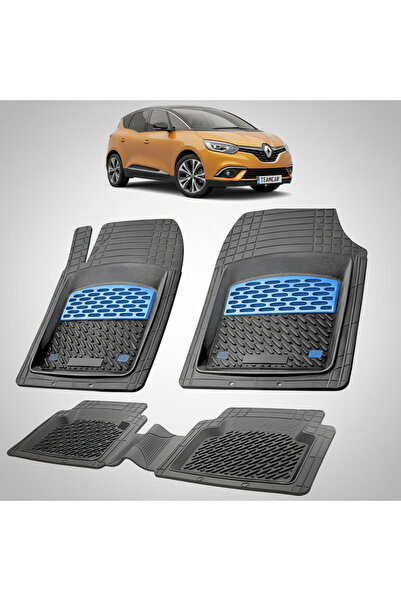 TEAMCAR Πατάκια δαπέδου συμβατά με Renault Scenic IV MPV 2016-2022 |   Μπλε