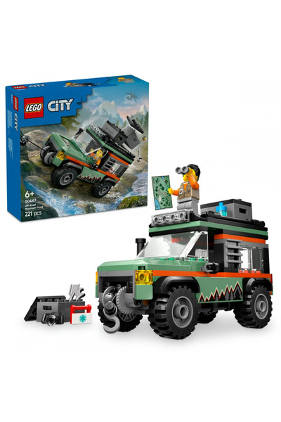 LEGO ®   Πόλη - Φορτηγό Παραλαβής 4x4 Εκτός Δρόμου 60447 221 τεμάχια