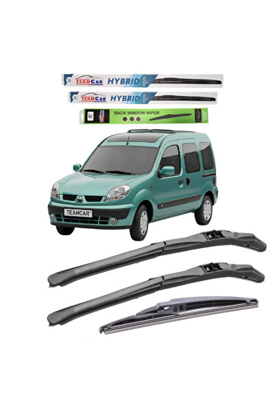TEAMCAR Renault Kangoo I Facelift (2003–2008) TeamCar® Wipers – Complete Set ...