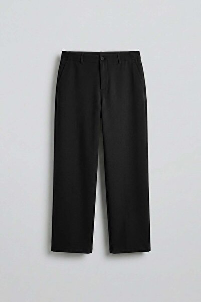 ablukaonline Ανδρικό Παντελόνι Smart Casual με Φαρδιά Μπατζάκια και Άνετη Εφα...