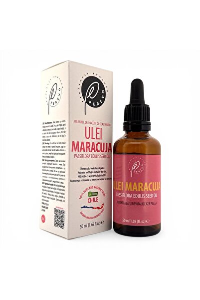 Perevo Maracuja Oil 50ml | Passiflora Edulis Chile | 55–80% Linoleic | Ten Gr...