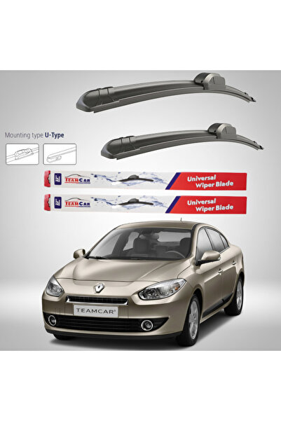 TEAMCAR Renault Fluence (2009-2016) Σετ Υαλοκαθαριστήρων Εμπρός |   Επίπεδο